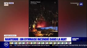 Un gymnase détruit par un incendie à Nanterre dans la nuit de lundi à mardi
