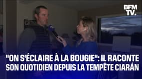 "On s'éclaire à la bougie": ce maraîcher des Côtes-d'Armor raconte son quotidien depuis la tempête Ciarán