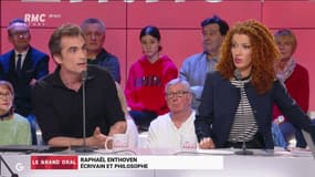 Raphaël Enthoven sur le plateau des GG