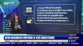 BFM Business avec vous : Sur quels éléments un juge pourrait-il condamner une TPE d'une action en requalification de contrat ? - 12/07