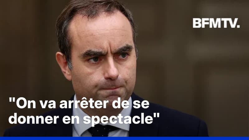 Budget: "On va arrêter de se donner en spectacle devant le monde entier", assure Sébastien Lecornu