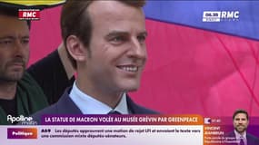 Un "geste symbolique": Greenpeace dérobe la statue de cire d’Emmanuel Macron au musée Grévin