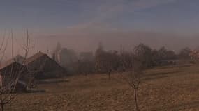 8e jour de pollution en vallée de l'Arve, près de Chamonix.
