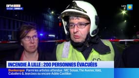 Lille: l'incendie d'un immeuble provoque l'évacuation de 200 personnes