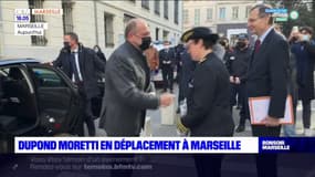 Marseille: Eric Dupond-Moretti annonce des moyens supplémentaires pour la justice