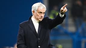 José Mourinho pendant un match de la Roma en décembre 2023
