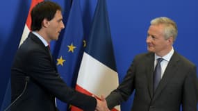 Le ministre de l'Economie Bruno Le Maire a rencontré ce vendredi 1er mars son homologue hollandais Wopke Hoekstra.