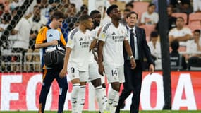 Aurélien Tchouaméni et Kylian Mbappé