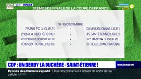 Coupe de France: le tirage au sort pour les clubs du Rhône