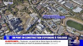 Toulouse: une personne est morte et plusieurs ont été blessées dans l'effondrement du tablier d'un pont de la troisième ligne de métro en construction