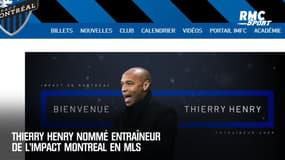 Thierry Henry nommé entraîneur de l'Impact Montreal en MLS