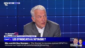 Retraites: "Le débat est en train de dériver vers un référendum pro ou anti-Macron", déplore Patrick Martin (Medef)