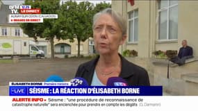 Séisme: "Nous allons nous assurer que tout le monde ait accès à un relogement", affirme Élisabeth Borne 