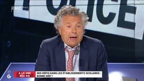 #École - "Je ne suis pas contre le fait de placer des policiers dans les établissements scolaires" @GWGoldnadel #GGRMC
