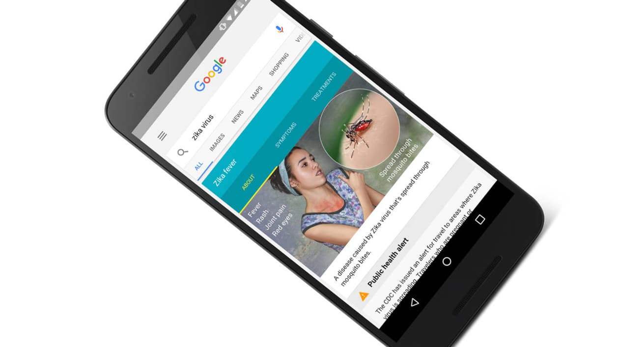 La campagne multilingue de Zika, mise en place sur le moteur de recherche Google 