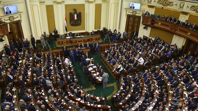 Le Parlement égyptien, en janvier 2016. (photo d'illustration)