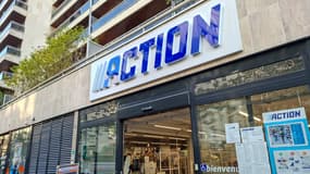 Un magasin Action ouvert en centre-ville de Paris, le 11 octobre 2025. L'enseigne de déstockage avait jusque-là eu l'habitude de s'implanter dans des zones de périphérie.