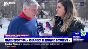 "Neige pour tous" à Ubaye: le président du comité départemental de handisport explique vouloir importer l'événement aux Qautre saisons 