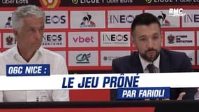Nice : Farioli présente le jeu qu'il veut imprimer avec ses joueurs