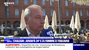  "On n'a pas attendu la canicule de l'été 2022 pour agir": Le maire de Toulouse, Jean-Luc Moudenc, présente les aménagements mis en place dans sa ville pour faire face aux fortes chaleurs