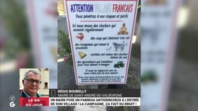 "Ici, c’est le monde rural : il y a des animaux, des cloches, etc… Faut aller ailleurs si vous n’êtes pas contents !"