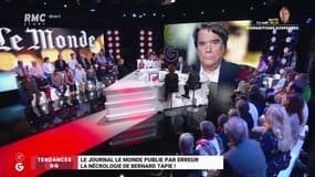 Les tendances GG : Le journal Le Monde publie par erreur la nécrologie de Bernard Tapie - 01/11