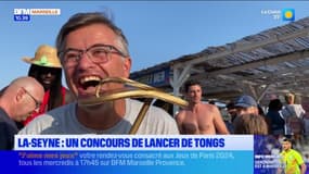 Var: la-Seyne-sur-Mer organise un concours de lancer de tongs 