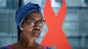 Winnie Byanyima, directrice exécutive de l'ONUSIDA, le 3 juillet 2020 à Genève.