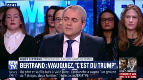 Propos de Laurent Wauquiez: comme "Le Pen" et "pire que Trump", Xavier Bertrand