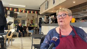 Monique, gérante du bar et restaurant de Wazemmes, le Cheval Blanc à Lille le 16 février 2025
