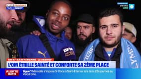 L’OM étrille Saint-Etienne et conforte sa 2e place 