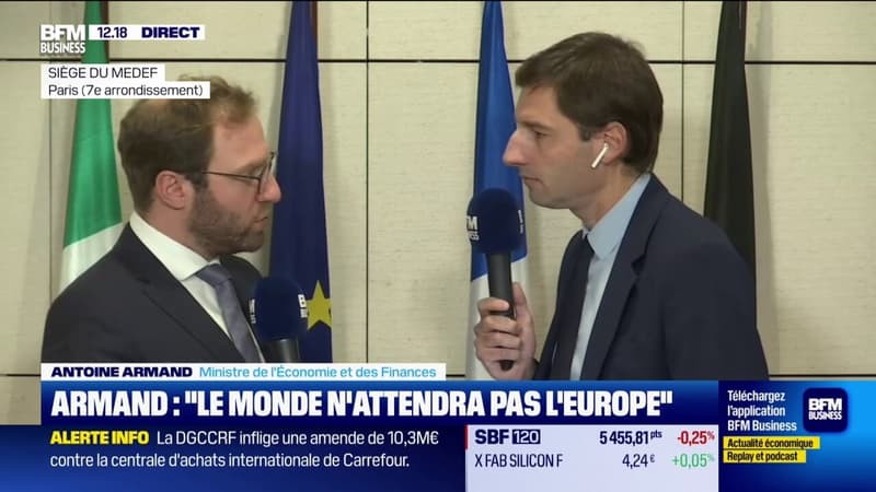 Antoine Armand répond à BFM Business