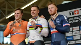 Sébastien Vigier, médaillé de bronze de la vitesse aux Mondiaux 2021