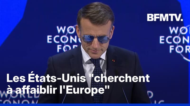 Les États-Unis "cherchent à affaiblir l'Europe", alerte Emmanuel Macron