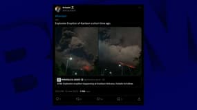 Un volcan est entré en éruption aux Philippines ce mardi 13 mai.
