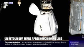 Les images du départ des deux astronautes américains, coincés pendant neuf mois dans l'ISS