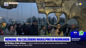 Alpes-Maritimes: 150 collégiens se sont rendus sur les plages du débarquement en Normandie