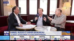 Scènes sur Seine : L'interview de Daniel Russo et Didier Benureau, à l'affiche de "Le crédit" à la Gaieté Montparnasse