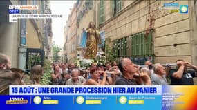 15 août: une grande procession de la Vierge Marie dans le quartier du Panier