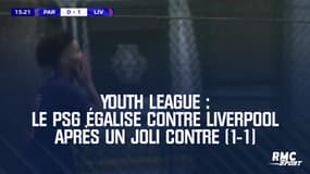 Youth League : Le PSG égalise contre Liverpool après un joli contre (1-1)