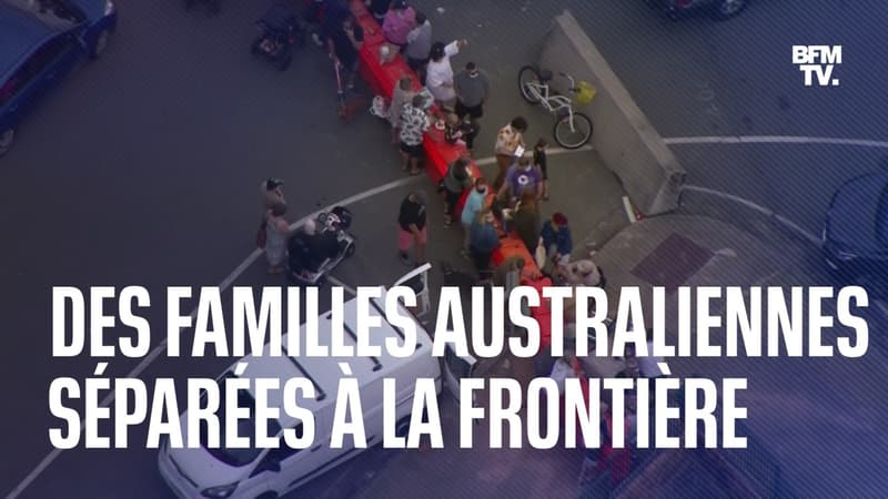 Des familles australiennes séparées par une frontière ont célébré la fête des pères