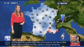 La météo pour ce mercredi 18 juillet 2018