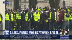 Mobilisation du 15 décembre: deux fois moins de gilets jaunes sur toute la France