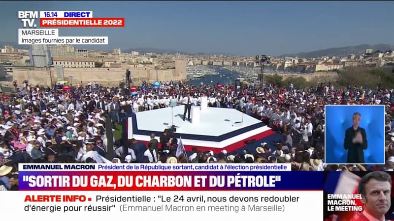 Meeting à Marseille: Emmanuel Macron souhaite promouvoir 
