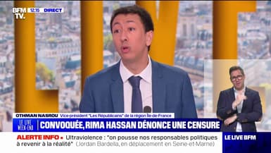 Othman Nasrou, vice-président "Les Républicains" de la région Île-de-France, estime que La France Insoumise "ne respecte pas les règles de campagne électorale" 