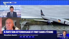 Montpellier : un avion rate son atterrissage et finit dans l'étang - 24/09