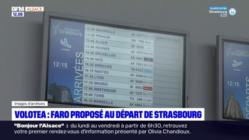 Aéroport de Strasbourg-Entzheim: la compagnie Volotea propose des vols pour Faro