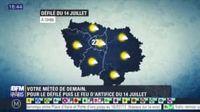 Météo du 14 juillet: quel temps fera-t-il demain pour le défilé militaire et le feu d'artifice à Paris?