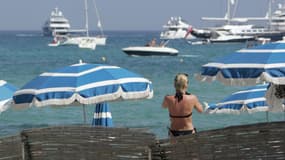 La plage de Pampelonne, à Ramatuelle, dans le Var