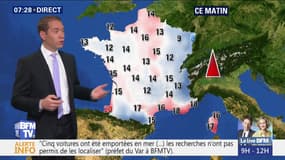 La météo pour ce jeudi 11 octobre 2018